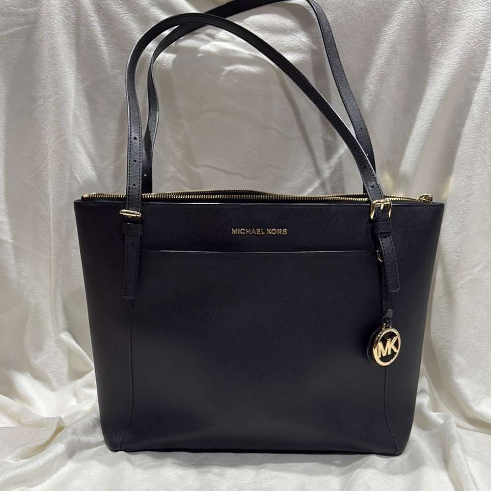 Michael Kors Black Saffiano Leather Tote